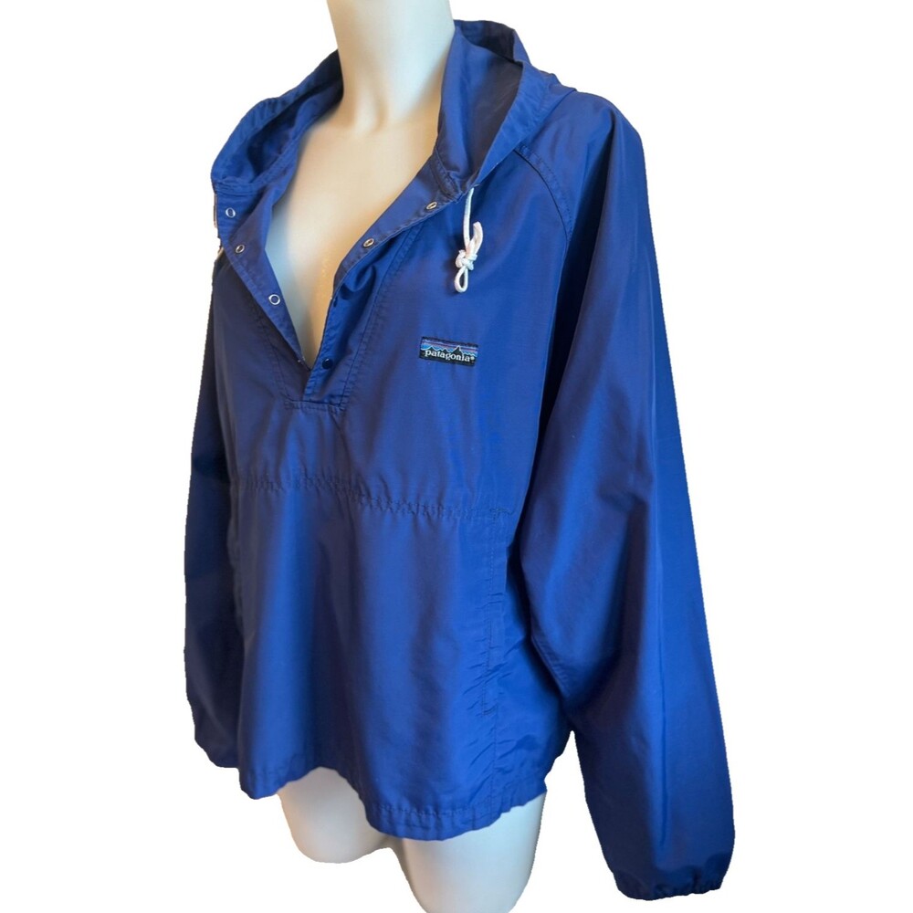 Vintage 80s Patagonia Made in USA Anorak - Style 53500 - Gorpcore Blue - Large